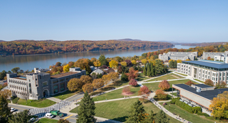 Image of the Marist University campus in Poughkeepsie, New York.