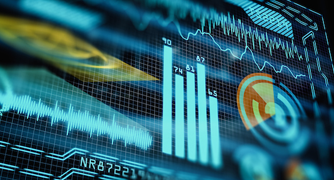 Image of computer screen to represent artificial intelligence.