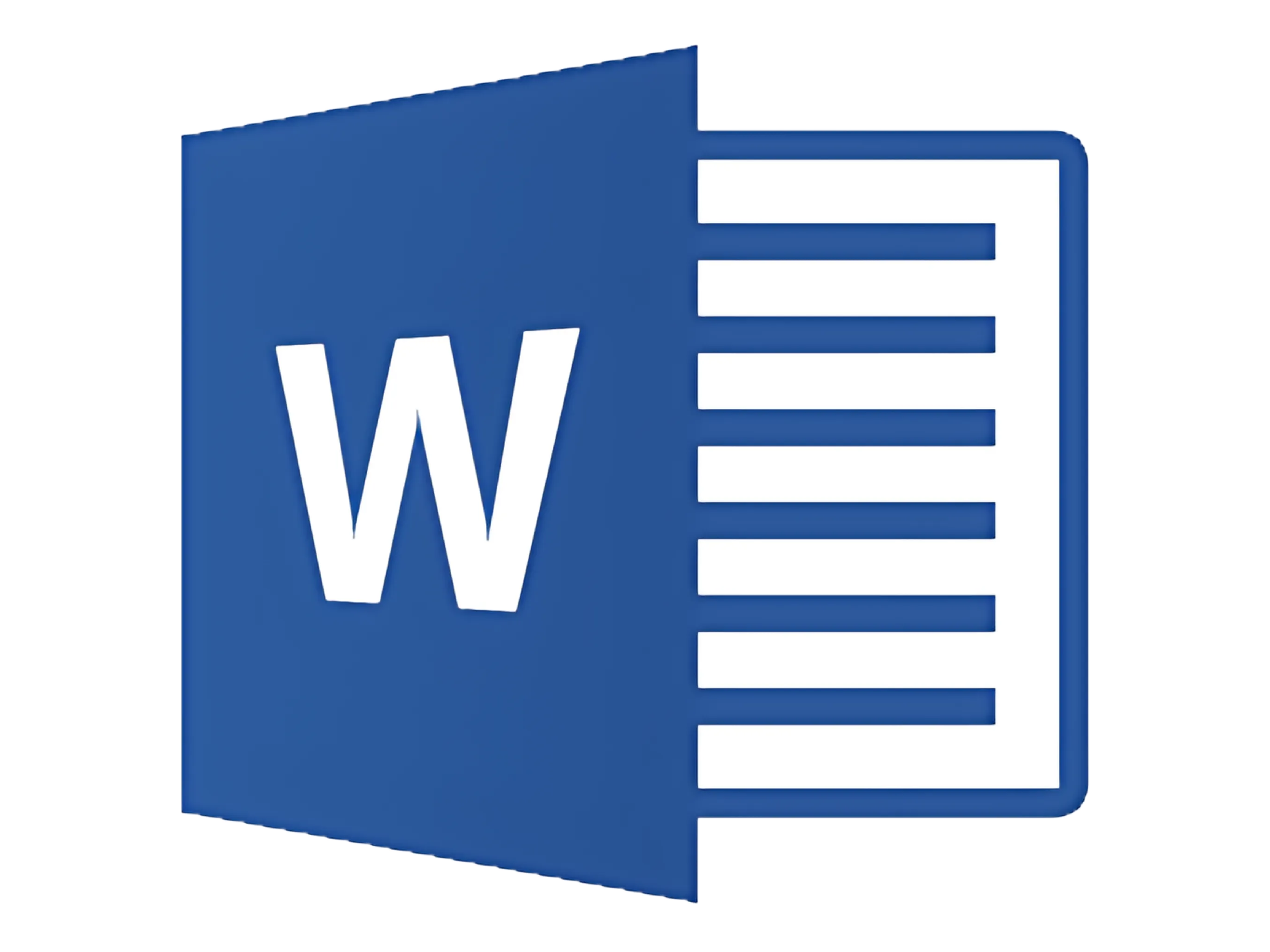 Office 365 Word logo.