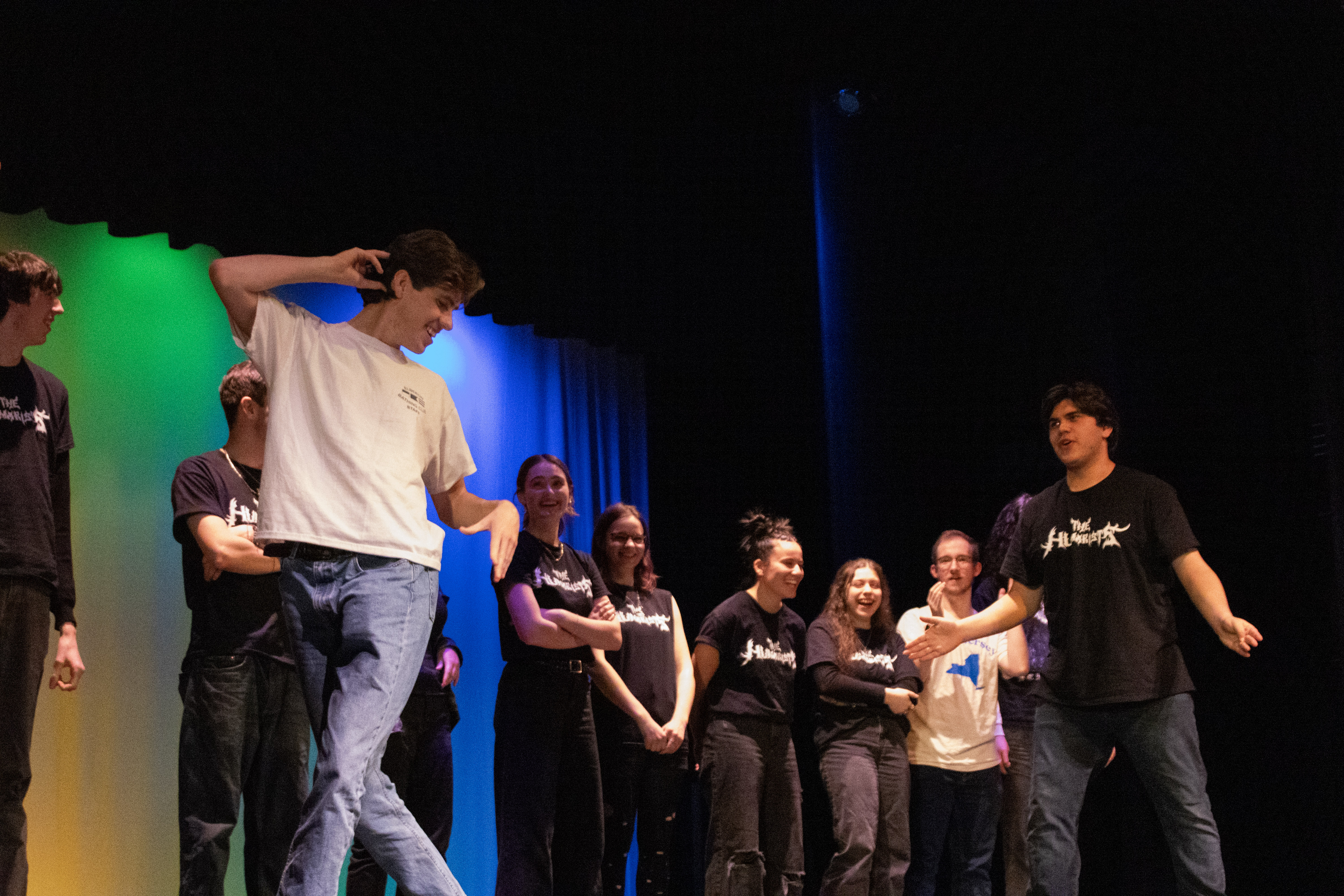Image of Marist University's HuMarists during a performance.