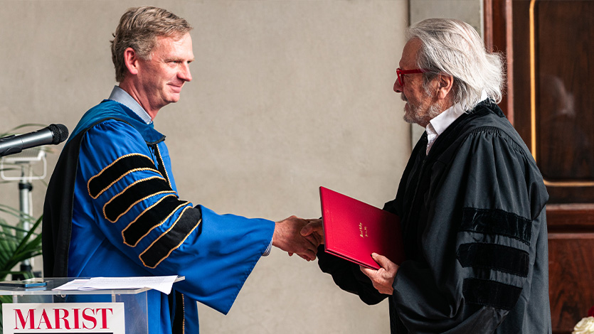 President Weinman and Kevin Fabrizio