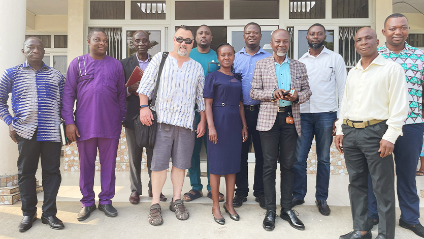 Image of faculty and staff from Ghana program.