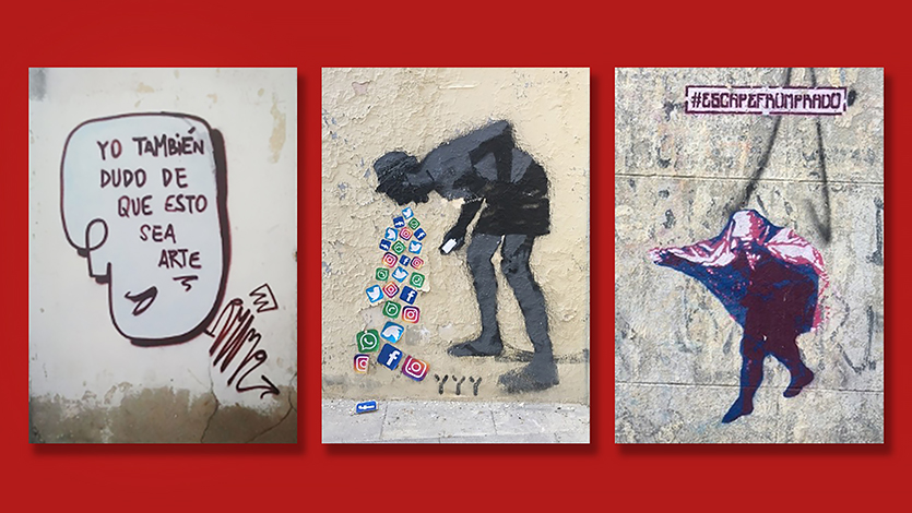 Image of street art in Spain.