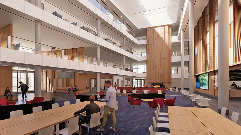 Rendering of new Dyson Center