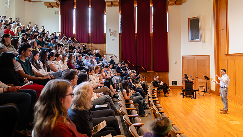 Image of CURSCA speaker in Fusco Hall