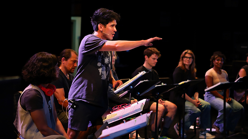 Image of the cast of The Heart during New York Stage and Film’s 2024 Summer Season at Marist.
