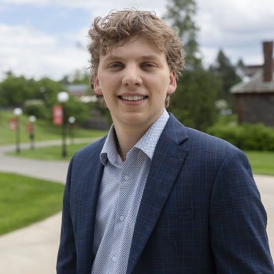 Image of Daniel Aulbach. Photo by Carlo de Jesus/Marist University. 