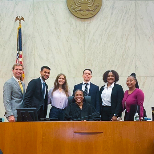Image of marist pre-law students.