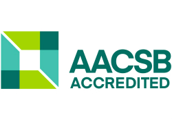 Image of the AACSB logo.