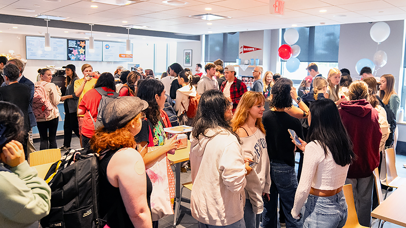 Image of opening day at Saxbys in Fall 2024.