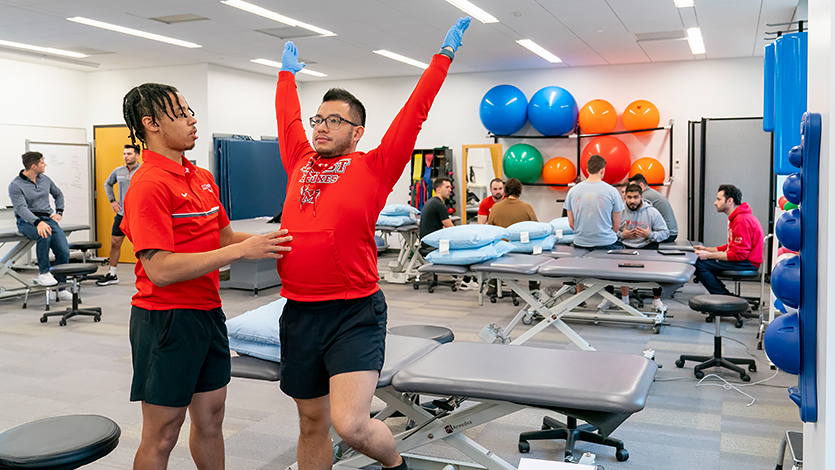 Image of the Doctor of Physical Therapy Lab at the Science and Allied Health Building.