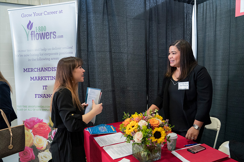 Photo of students at Career Fair