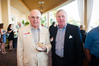 Image of Trustee John O’Shea and Jim Joyce