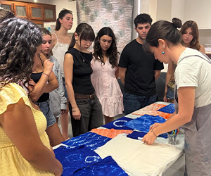 Image of Marist University Presidential Equity Fund recipient, Seilah Quinones, internship experience with Cinzia Rocca..