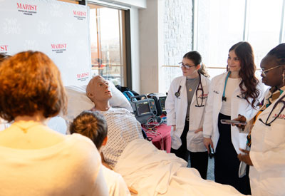 Image of an AI-powered medical manikin.