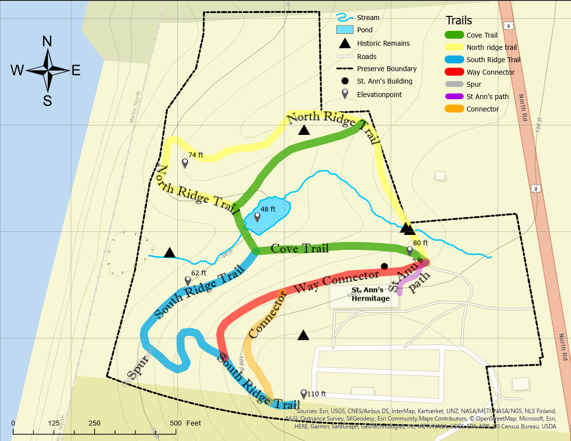 map of fern tor