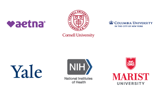 Image of collage of graduate school and employer destinations for Marist University School of Science students.