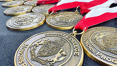 Image of honors medals.