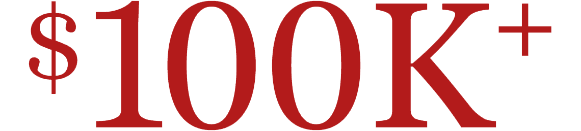 Image of $100,000 salary icon.