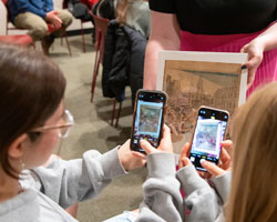 Image of Long Reach Society scholars at the GLI American History museum in New York City.