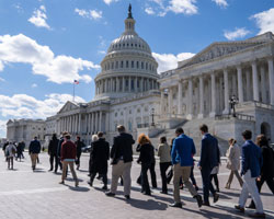 Image of Marist students in Washington D.C.