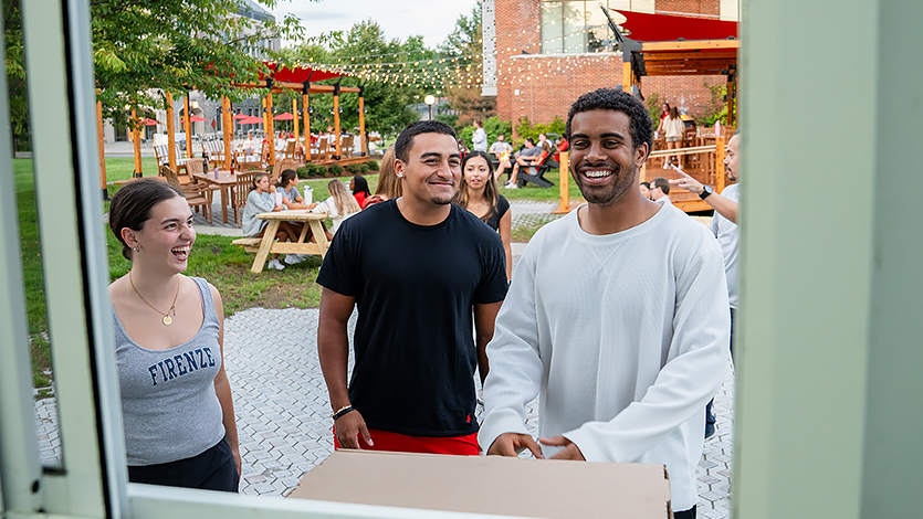 Image of The Yard at Steel Plant at Marist University, a new outdoor dining destination, will open on Aug. 31
