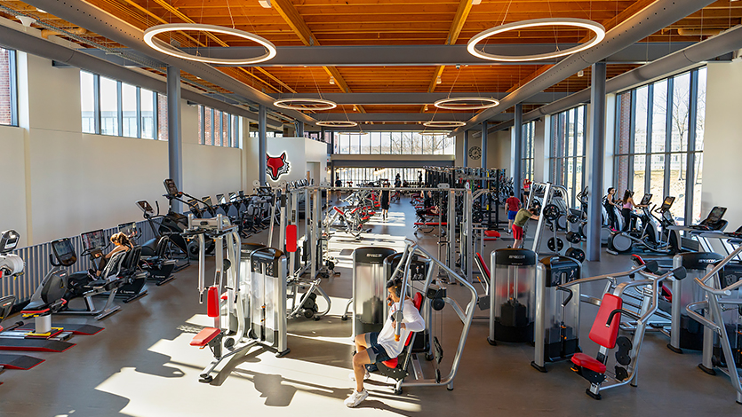 Image of The Student Fitness Center at Marist University.&nbsp;Photo by Carlo de Jesus/Marist University.&nbsp;&nbsp;