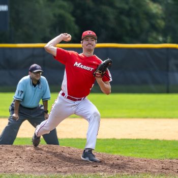 Image of Marist University's Men's Club Baseball player.