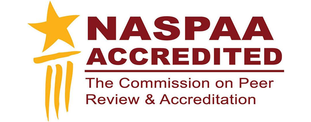 NASPAA Accreditation logo.
