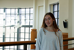 Image of Maddie Hill, public relations and outreach chair for the Marist University Undergraduate Law Review.