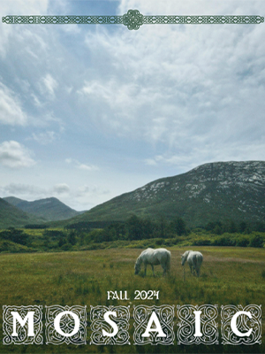 Image of Mosaic Magazine cover.
