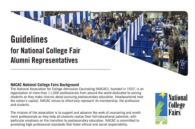 College Fair Guifdelines