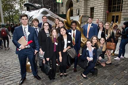 Image of Marist students on the Career Trek.