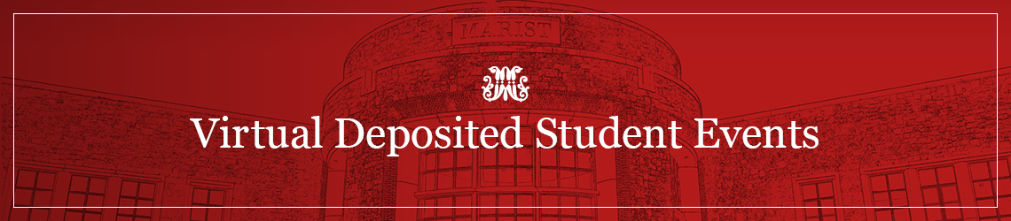 Image of virtual deposited student events banner